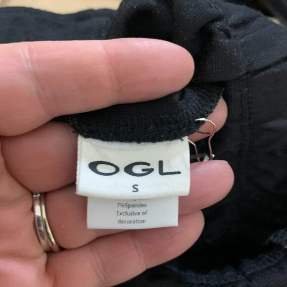 OGL Move Black Pleated Cotton Blend Ponte Pickleball Tennis Skort Pocket Skirt S - Picture 6 of 9